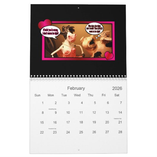 COWmical Blick bei AnUDDER Jahr 2016 mit Mootilda Kalender (Feb 2026)