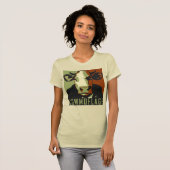 Cowmoflage Fun Pop Art Inspiriert Kuhhemd T-Shirt (Vorne ganz)