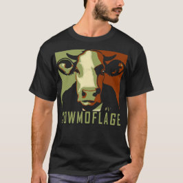 Cowmoflage Fun Pop Art Inspiriert Kuhhemd T-Shirt