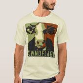 Cowmoflage Fun Pop Art Inspiriert Kuhhemd T-Shirt (Vorderseite)