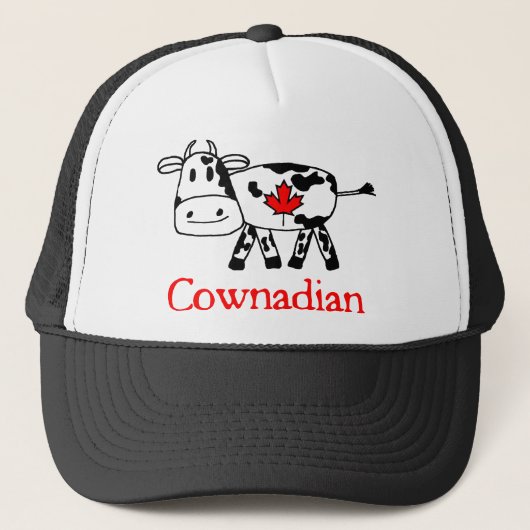 Cownadian Hat Truckerkappe (Vorderseite)
