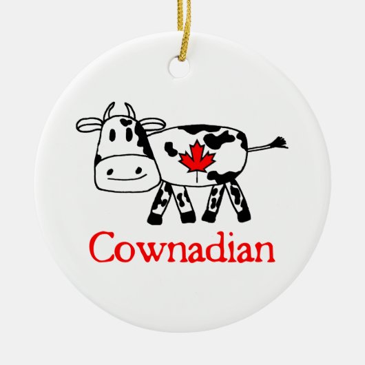 Cownadian Ornament (Vorne)
