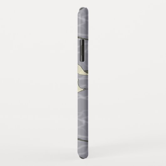 Cownose Stingray-Ozean-Muster Case-Mate iPhone Hülle (Hinten/Rechts)