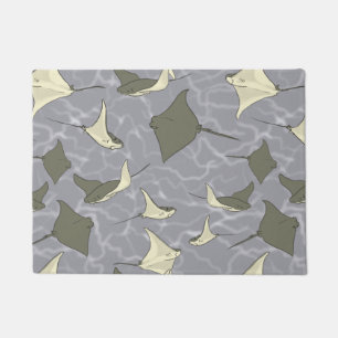 Cownose Stingray-Ozean-Muster Fußmatte