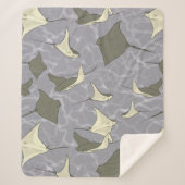 Cownose Stingray-Ozean-Muster Sherpadecke (Vorderseite)