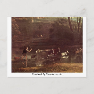 Coword von Claude Lorrain Postkarte