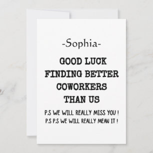 Coworker Boss Verlasse ADD-Funny-Zitat, kundenspez Ankündigung