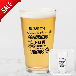 Coworker Boss Verlasse ADD-Funny-Zitat, kundenspez Glas