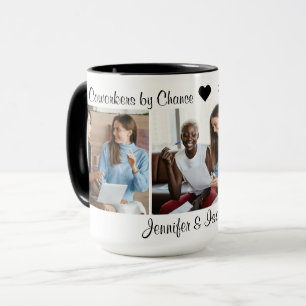 Coworker by Chance Friends by Choice Foto Collage Tasse