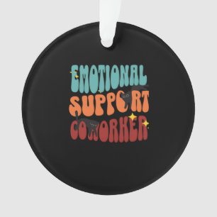 Coworker Cat Classic für emotionale Hilfe Ornament