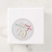 Coworker Christmas Business Logo-Etikett Geschenkanhänger (Beispiel)