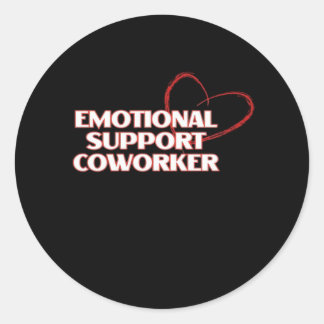 Coworker Classic - Work Bestie Vira Runder Aufkleber