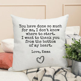 Coworker danke Ihnen Massage für Geburtstag Kissen