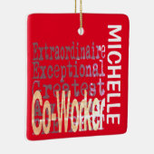 Coworker Extraordinaire CUSTOM Keramik Ornament (Rechts)
