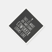 Coworker Gift, Coworker Mug, Awesome Coworker Serviette (Ecke)