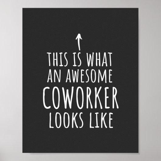 Coworker Gift, Coworker Tasse, Phantastisch Cowork Poster (Vorne)
