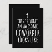 Coworker Gift, Coworker Tasse, Phantastisch Cowork Save The Date (Vorne/Hinten)