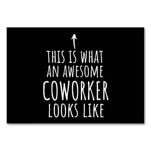 Coworker Gift, Coworker Tasse, Phantastisch Cowork Tischnummer (Vorderseite)