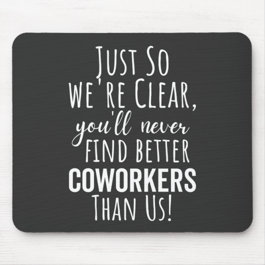 Coworker Goodbye | Umzug von Arbeitnehmern | Verla Mousepad (Vorne)