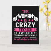 Coworker Leaving Job, Going Away, Coworker Quittin Karte (Gelbe Blume)