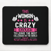 Coworker Leaving Job, Going Away, Coworker Quittin Mousepad (Vorne)