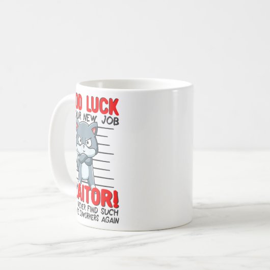 Coworker Leaving, Quitting Going Away, Job Change; Kaffeetasse (Vorderseite Links)