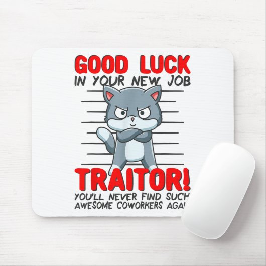 Coworker Leaving, Quitting Going Away, Job Change; Mousepad (Mit Mouse)