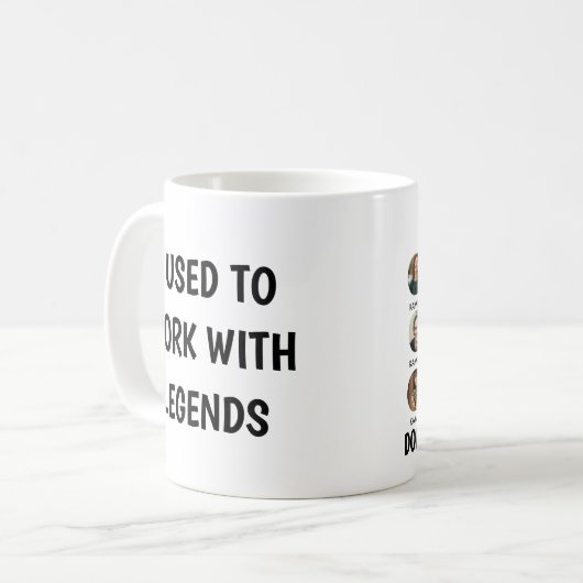 Coworker Retirement, 15 Coworker Photos Kaffeetasse (Vorderseite Links)