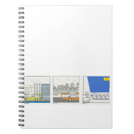 Coworker ruft SpiralNotebook heraus Notizblock