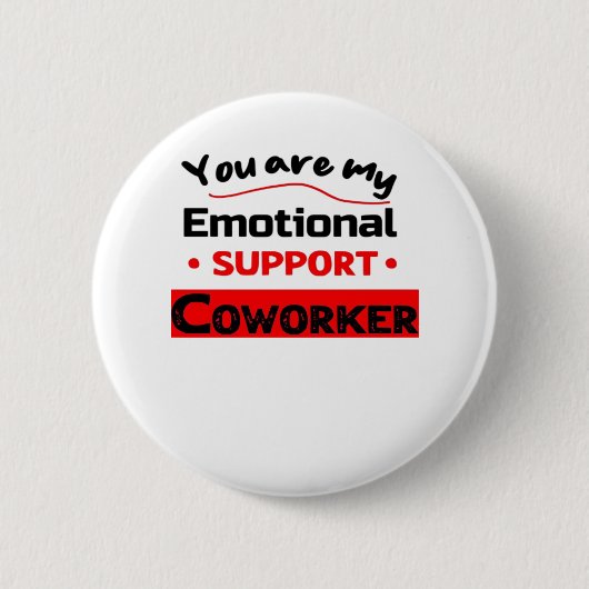 Coworker Sloth Vibes Button (Vorderseite)
