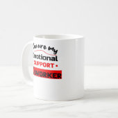 Coworker Sloth Vibes Kaffeetasse (Vorderseite Links)