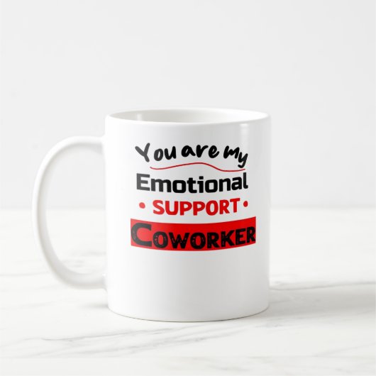 Coworker Sloth Vibes Kaffeetasse (Links)