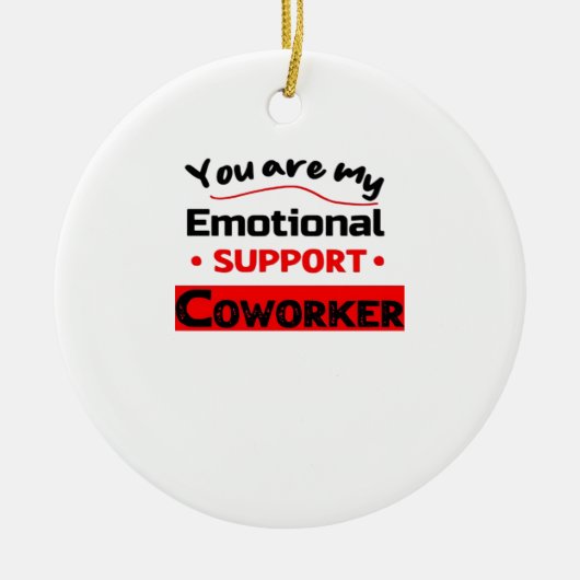 Coworker Sloth Vibes Keramik Ornament (Vorne)