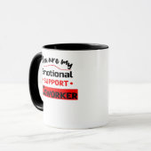 Coworker Sloth Vibes Tasse (Vorderseite Links)