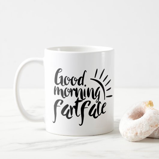 Coworker , Sonnmorgen , humorvolles Kaffeegeschenk Kaffeetasse (Mit Donut)