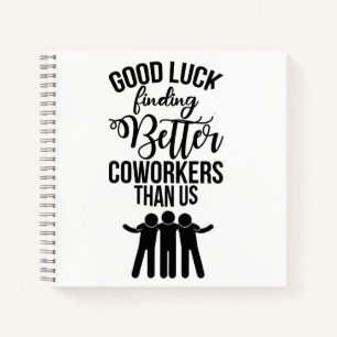 Coworker Verlass Geschenk, neues Job-Geschenk Note Notizblock