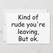 Coworker Verlasse Geschenkidee mit lustigem Sprich (Vorderseite)