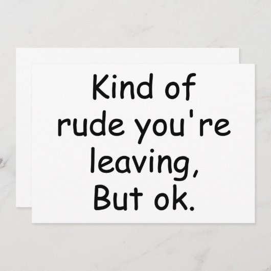 Coworker Verlasse Geschenkidee mit lustigem Sprich (Vorne/Hinten)