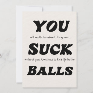 Coworker Verlassend Karte - Glückwunsch New Job! F