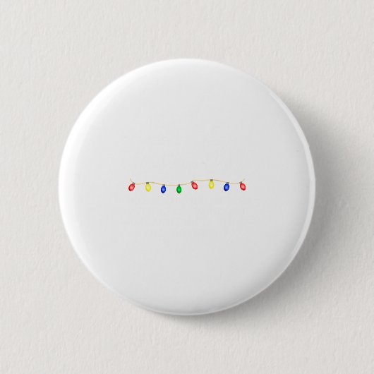 Coworkers Are Like Christmas Lights Funny Coworker Button (Vorderseite)