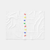 Coworkers Are Like Christmas Lights Funny Coworker Fleecedecke (Vorderseite (Horizontal))
