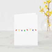 Coworkers Are Like Christmas Lights Funny Coworker Karte (Gelbe Blume)