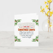 Coworkers Are Like Christmas Lights They Hang Toge Karte (Gelbe Blume)