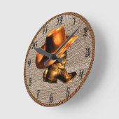 COWOY HAT UND BOOTS RUNDE WANDUHR (Winkel)