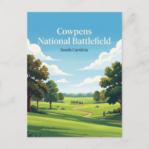 Cowpens National Battlefield South Carolina Postkarte