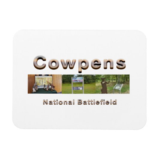 Cowpens-Schlachtfeld Magnet (Horizontal)