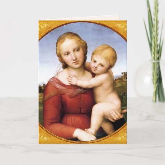 Cowper Madonna Christmas Card Feiertagskarte (Vorderseite)