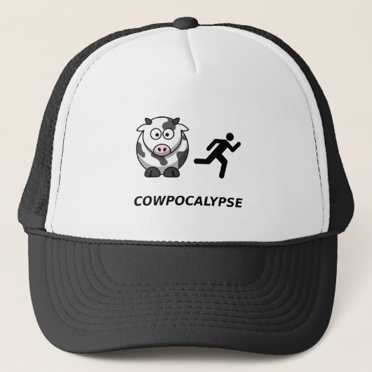 Cowpocalypse Truckerkappe (Vorderseite)
