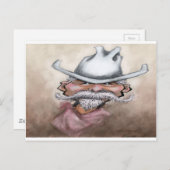 Cowpoke Postkarte (Vorne/Hinten)