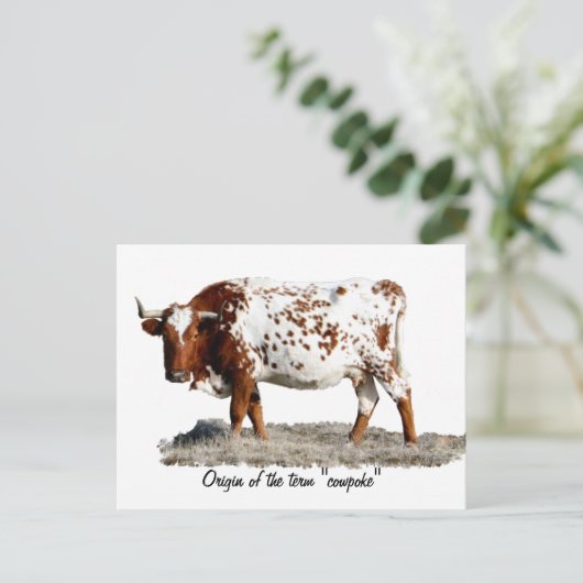 COWPOKE POSTKARTE (Stehend Vorderseite)